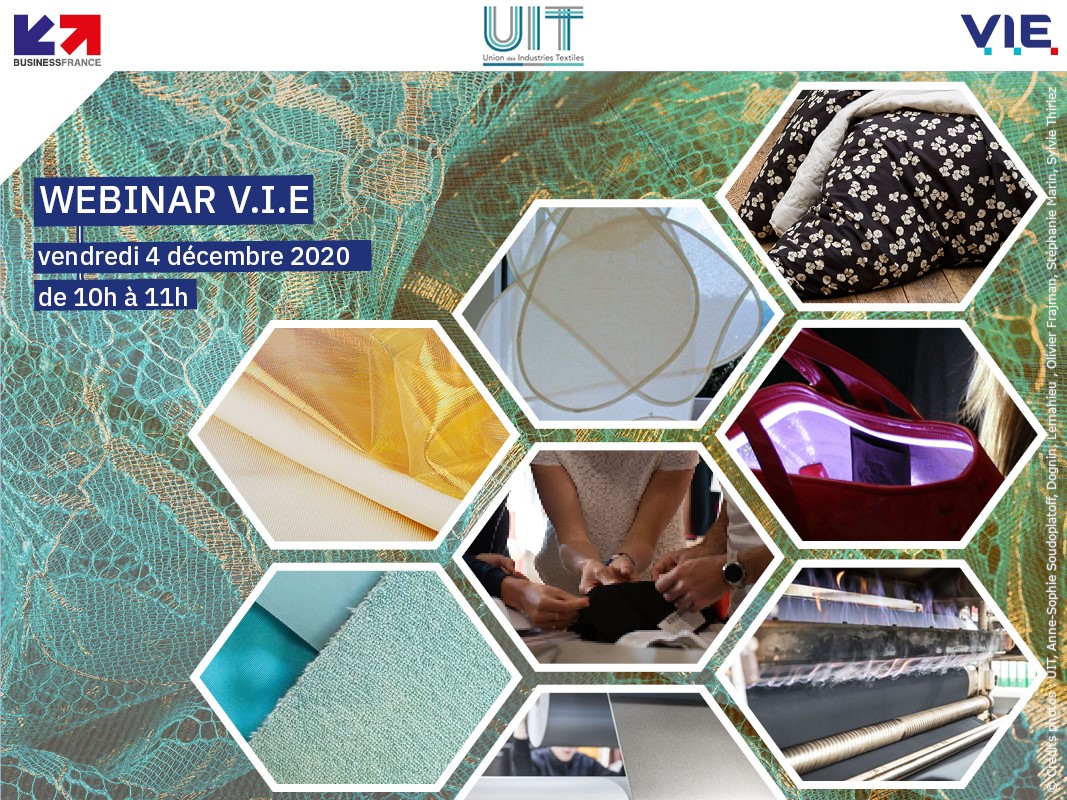 L’UIT organise un webinar V.I.E en collaboration avec BusinessFrance le 4 décembre 2020