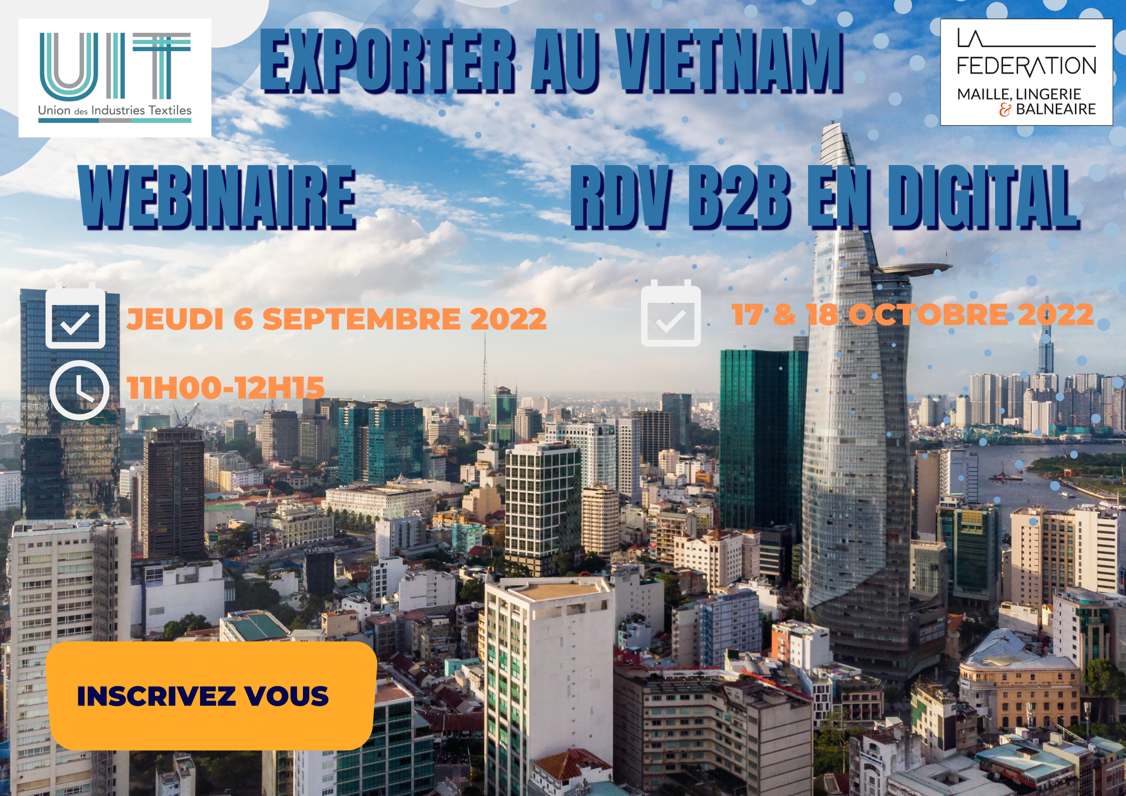 Exporter au Vietnam : deux événements en ligne