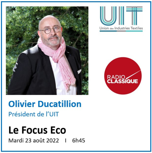 Interview d'Olivier Ducatillion sur Radio Classique 23/08/22